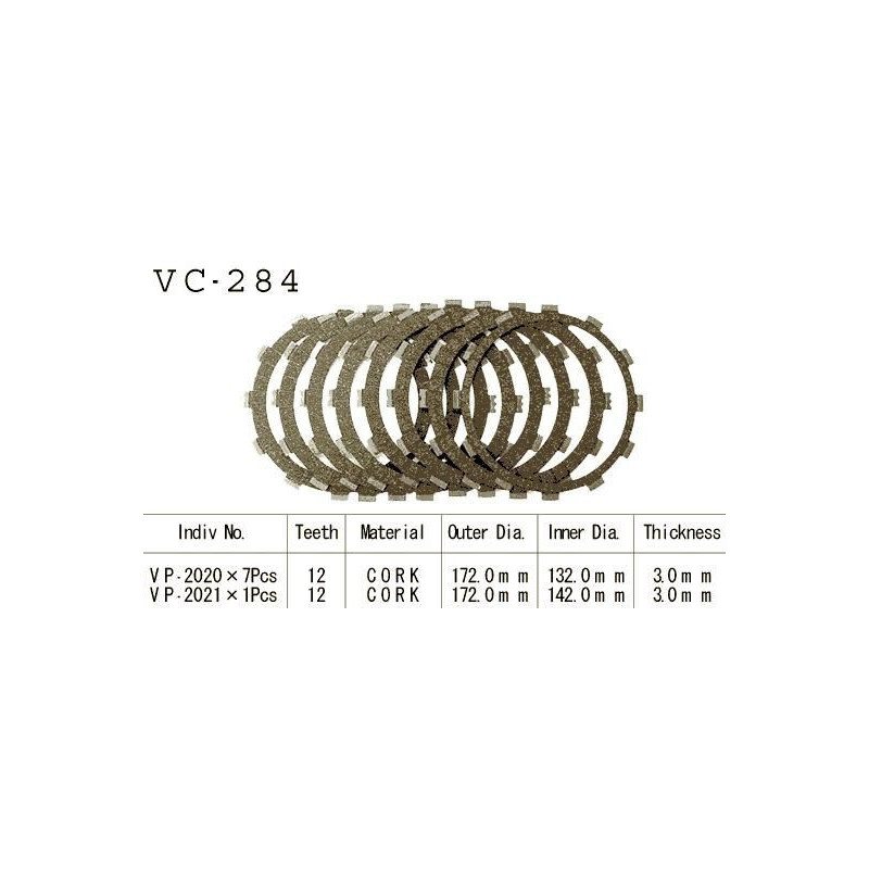 Kit Disques d'Embrayage Garnis 1200 V-Max 1988/2001